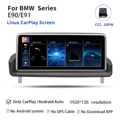 Multimedia Head Unit – Autoscherm – Car Audio – Navigatiesysteem – Autostereo – 10,25 Inch IPS Touchscreen – Android 14 met Draadloze CarPlay