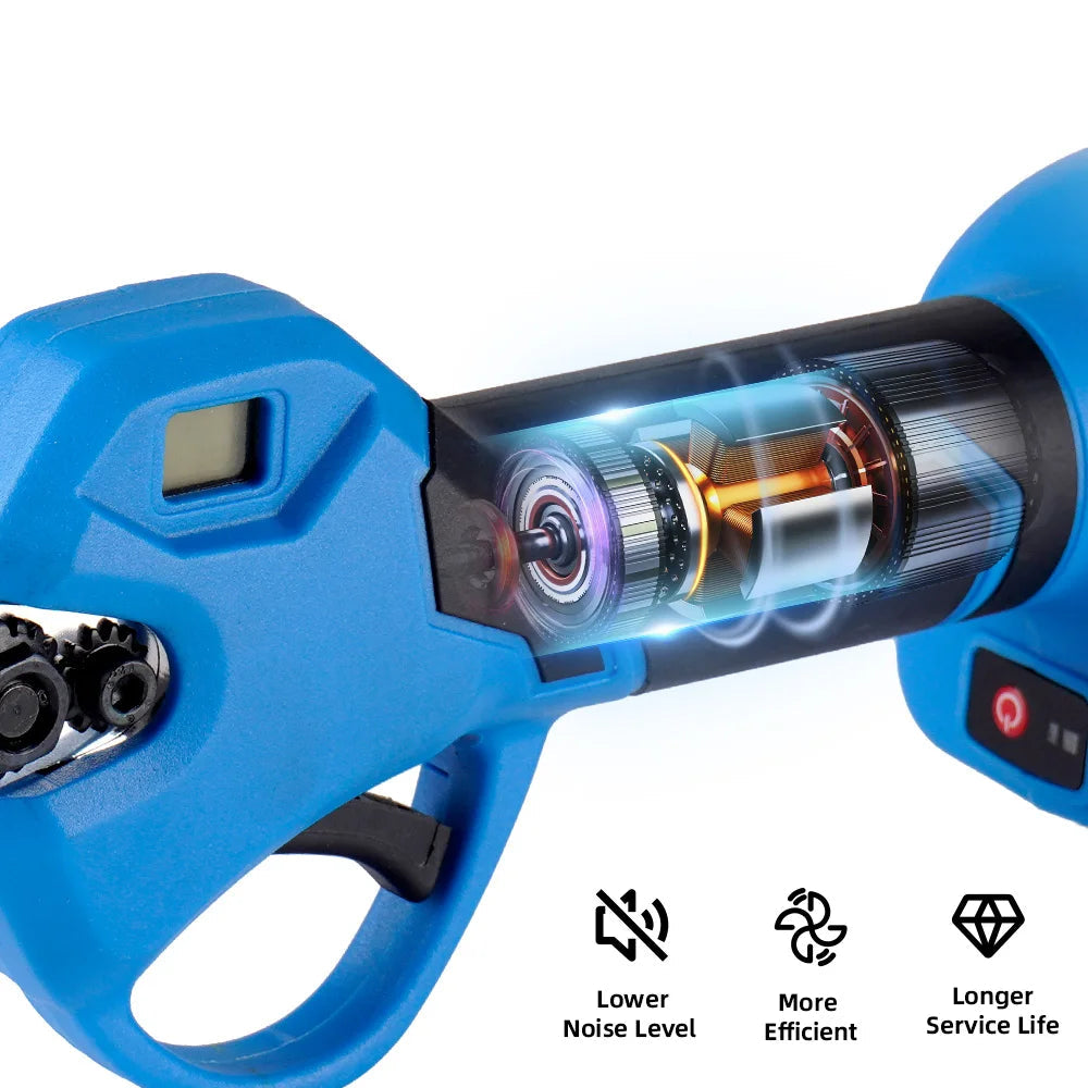 Elektrische Snoeischaar - Takkenschaar - Takkenzaag - Snoeizaag - Accu - 30MM - Borstelloze - Snijdiameter - Takken en Tuinonderhoud - 18V - 2x Accu - voor Bonsai