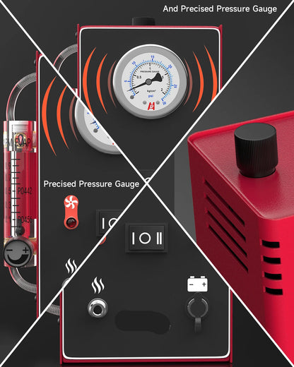 Rooklekkendetector – Rookmachine – Lekdetectie Apparaat – EVAP Tester – Vacuüm Tester – 12V Aangedreven – Compact En Draagbaar - QUORE