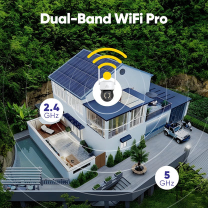 Beveiligingscamera – Camerabewaking – Bewakingscamera – Buitencamera – 4x 3MP PTZ Camera's – 2TB Opslag – IP66 Waterdicht – Kleurennachtzicht - QUORE
