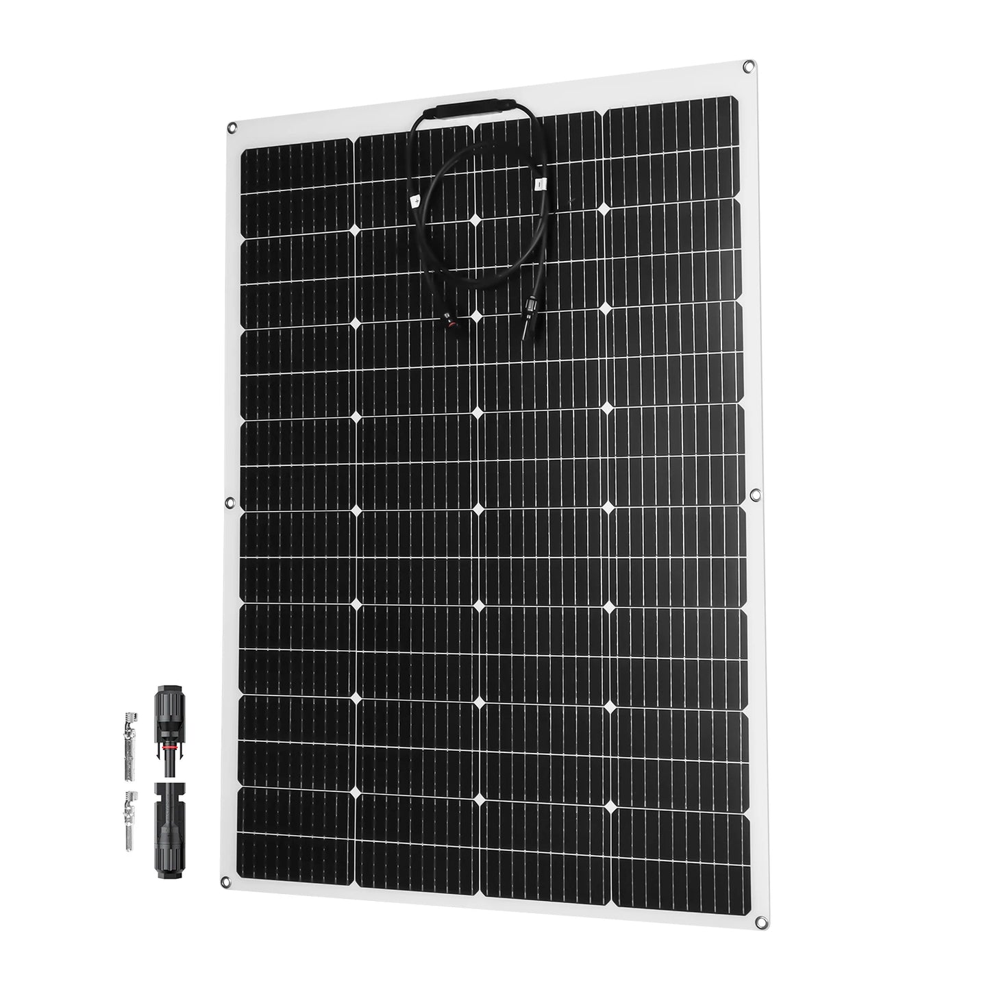 Monokristallijn Zonnepaneel – Zonnecel – Flexibel Paneel – Zonne-energie – Waterdicht IP68 – 150W Hoog Vermogen – Lichtgewicht 1,9 Kg