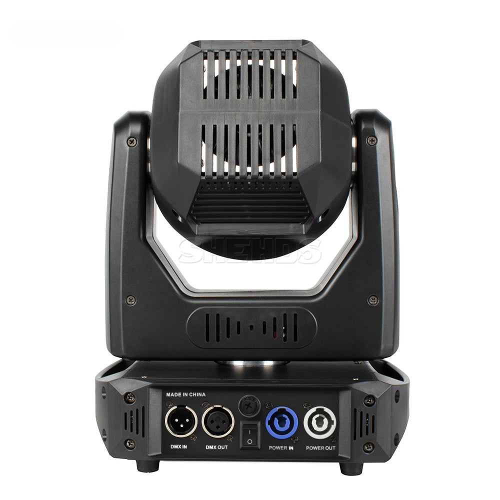 100W LED Spot – LED Schijnwerper – Podiumverlichting – DJ Licht – Disco Lamp – Bewegende Kop – 14 DMX-Kanalen – Kleurrijk Lichtwiel – EU Stekker - QUORE