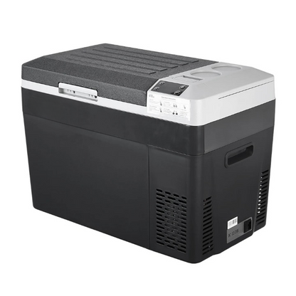 Auto Koelkast – Mini Koelkast – Draagbare Koelkast – Camper Koelkast – Mini - Frigo - 29L – Compressor Koeling – Bluetooth Bediening - QUORE