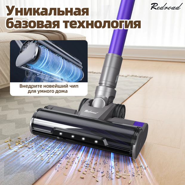 Cordless Stick Vacuum Cleaner - Stick Vacuum Cleaner - Vacuum Cleaner - Cordless Stick Vacuum Cleaner - Powerful Suction - 500W - 33kpa - 1.6L dust container - HEPA Filter