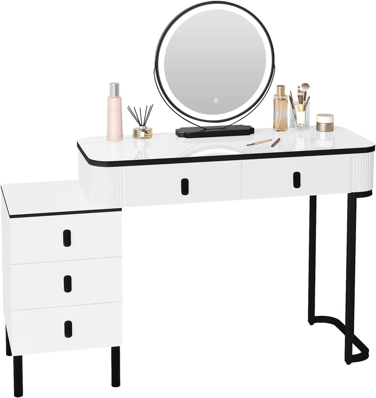 Eetkamerstoel – Kuipstoel – Stoel – Draaibare Stoel – Armleuning – Vintage Kunstleer – Metalen Frame – 360° Draaibaar – Set Van 2