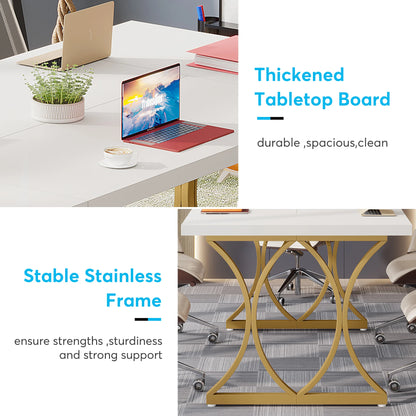 Bureau – Werkplek – Thuiswerkplek – Studietafel – Vergadertafel – Metalen Frame – Slijtvast MDF Werkblad