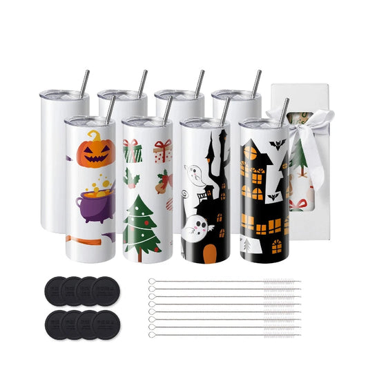 Sublimatiebeker – Thermosbeker – Drinkbeker – Isolatiebeker – Roestvrij Staal – 591,5 Ml – Dubbelwandig - QUORE