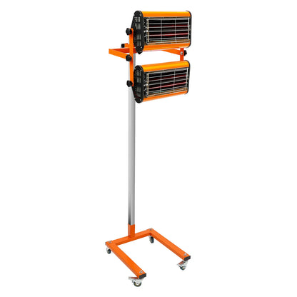 Infrarood Verfoven – Verf Droger – Lakoven – Verf Drogen – Autospuiter Oven – 2000W Warmte – 360° Draaibaar - QUORE