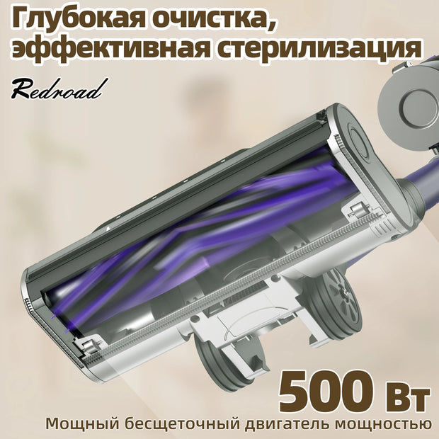 Cordless Stick Vacuum Cleaner - Stick Vacuum Cleaner - Vacuum Cleaner - Cordless Stick Vacuum Cleaner - Powerful Suction - 500W - 33kpa - 1.6L dust container - HEPA Filter