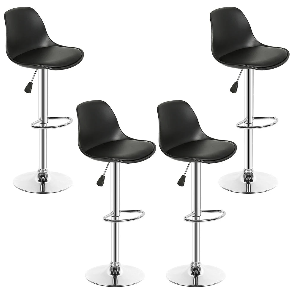 Keukenkrukken – Barkrukken – Barstoelen – Eetkamerstoelen – Keukenstoelen – Verstelbare Zithoogte – Draaibaar Met Velvet Bekleding - QUORE