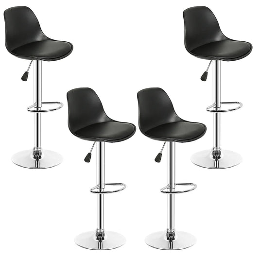 Keukenkrukken – Barkrukken – Barstoelen – Eetkamerstoelen – Keukenstoelen – Verstelbare Zithoogte – Draaibaar Met Velvet Bekleding - QUORE