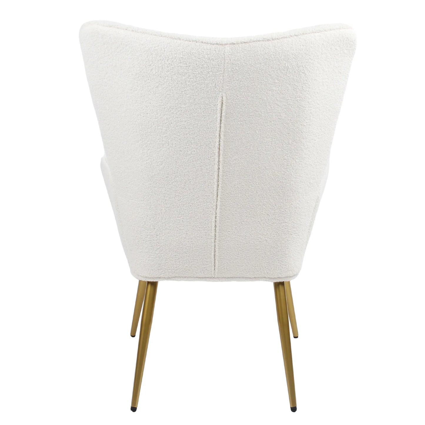 Relaxstoel – Fauteuil – Leesstoel – Zitstoel – Loungestoel – Teddyvelours Bekleding – Inclusief Hocker
