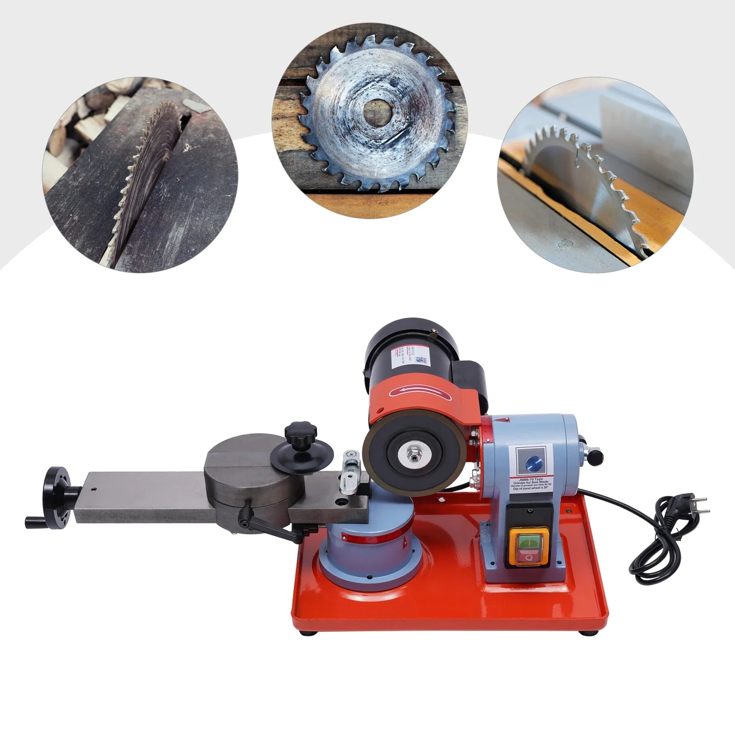 Cirkelzaagblad Slijpmachine – Zaagbladslijper – Cirkelzaag Slijper – Zaagbladscherper – 250 Watt Motor – Instelbare Rotatiesnelheid – Verstelbare Hoek