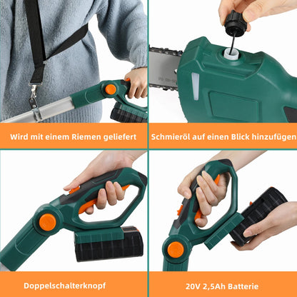 Heggenschaar – Telescoopheggenschaar – Accu Heggenschaar – Elektrische Haagschaar – Snoeigereedschap – 45 cm Snijlengte – 20V Lithium-ion Accu