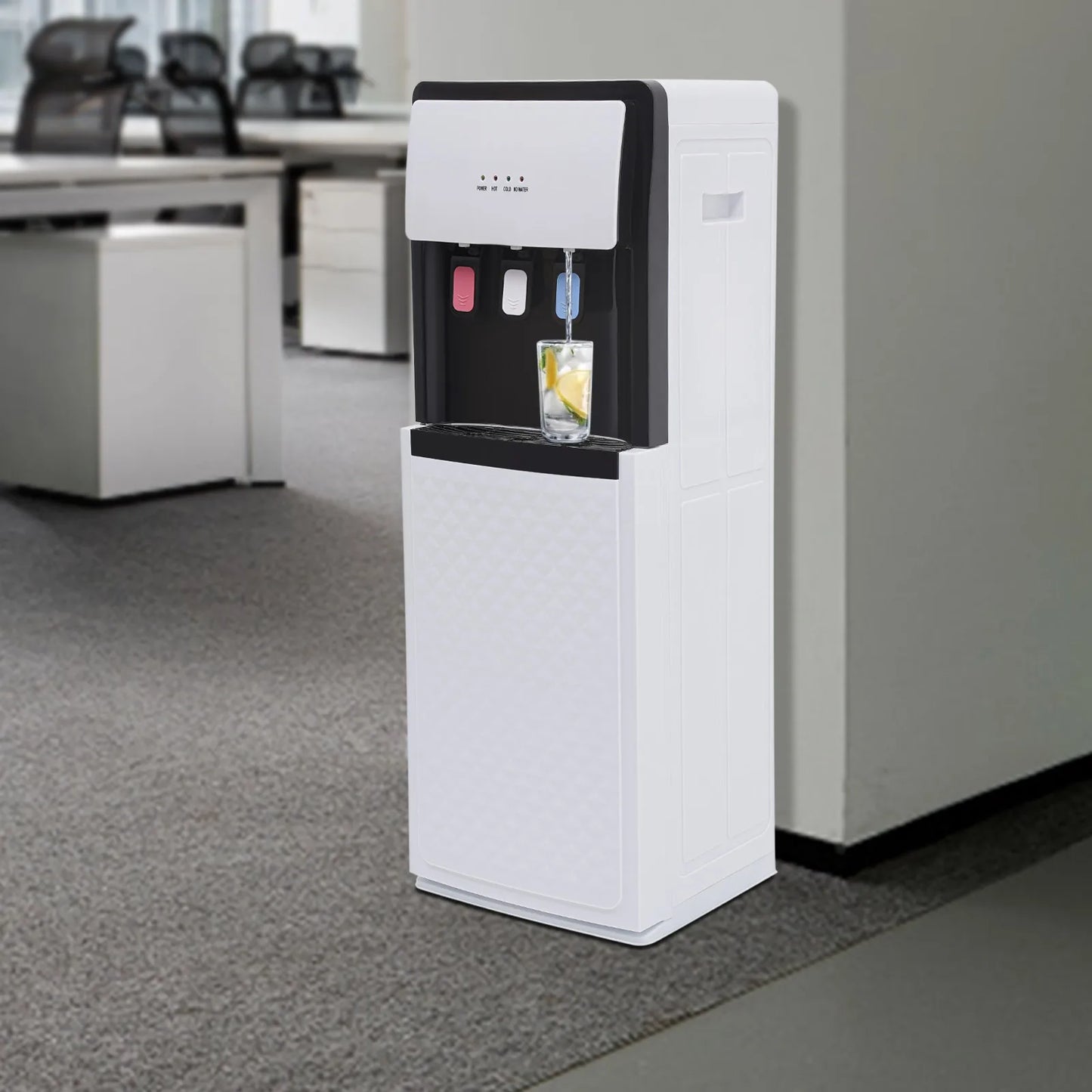 Waterdispenser – Watertap – Drinkwatervoorziening – Waterkoeler – Koud En Warm Water – Onderlaadsysteem – Compact Design