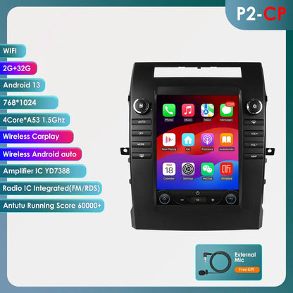 Autoradio Toyota Verso – Multimedia Speler – 2DIN Navigatie – Android Auto – CarPlay – 9,7" Touchscreen – 8-Core Processor – 360° Camerabeeld Optie