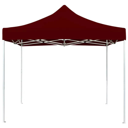 Tuinpaviljoen – Partytent – Draagbare Tent – Buitentent – Ontvouwbare Ontvangsttent – Schaduwtent – UV-Bescherming – Aluminium Frame – 3x3 Meter - Rood