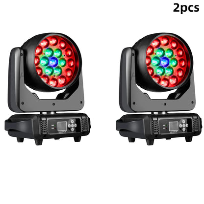 Movingheadlicht – Discolamp – Podiumverlichting – DJ Licht – LED Moving Head – RGBW 4in1 – 540° Draaibereik – 150W LED Beam – DMX512 Besturing - QUORE