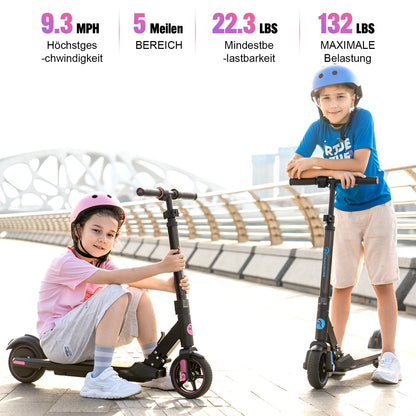 Evercross Tech - EV06C - Electric Scooters - Electric Bike - Electric Scooter for Adults - 24V - 200W - Foldable - Blue