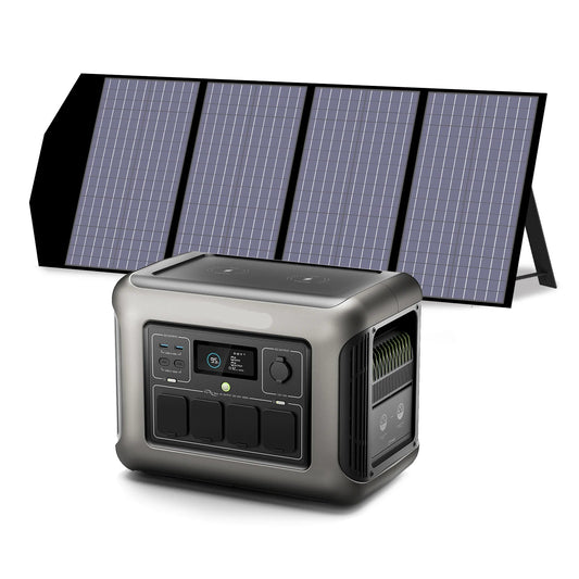 Draagbare Powerstation – Mobiele Accu – Noodstroom Generator – Zonne Energie Station – 1152Wh Capaciteit – 140W Continu Stroom