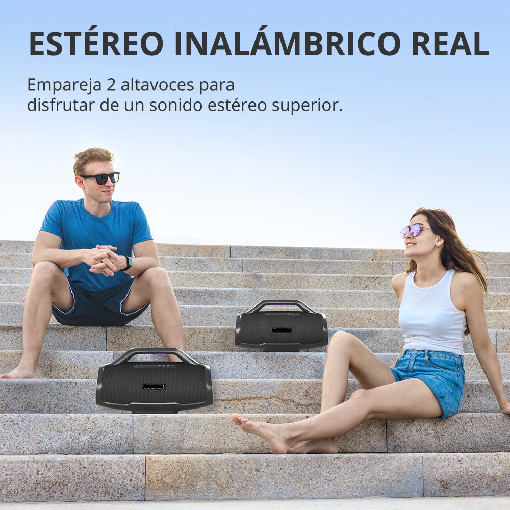 Speaker - Speaker Cables - Bookshelf Speaker - Speakers for PC - BT 5.0 - 130W - 3-way Sound System - APP Control - Black