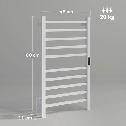 Elektrische Handdoekradiator – Elektrische Handdoekverwarmer – Handdoekdroger – Badkamer Radiator – Designradiator – Roestvrijstalen Materialen – 110 Watt Vermogen