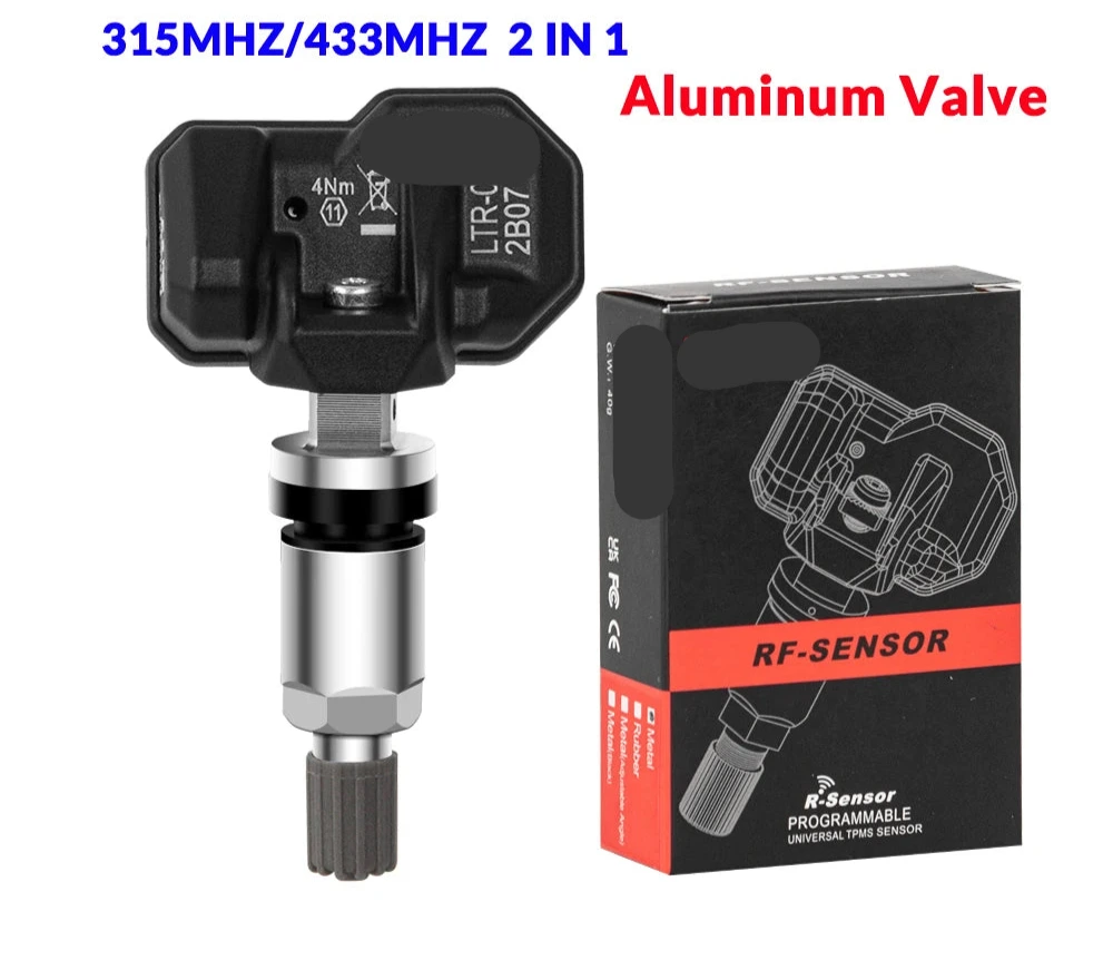 TPMS Sensor – Bandenspanningsensor – Bandenspanning Monitor – Bandenspanning Sensor – 2-In-1 Dual-Frequency – Nauwkeurige Drukmeting