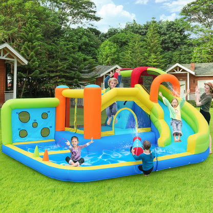 Springkussen – Springkasteel – Opblaasbaar Speeltoestel – Bouncers – Kinderspeelset – Veilig En Duurzaam – Compact Ontwerp