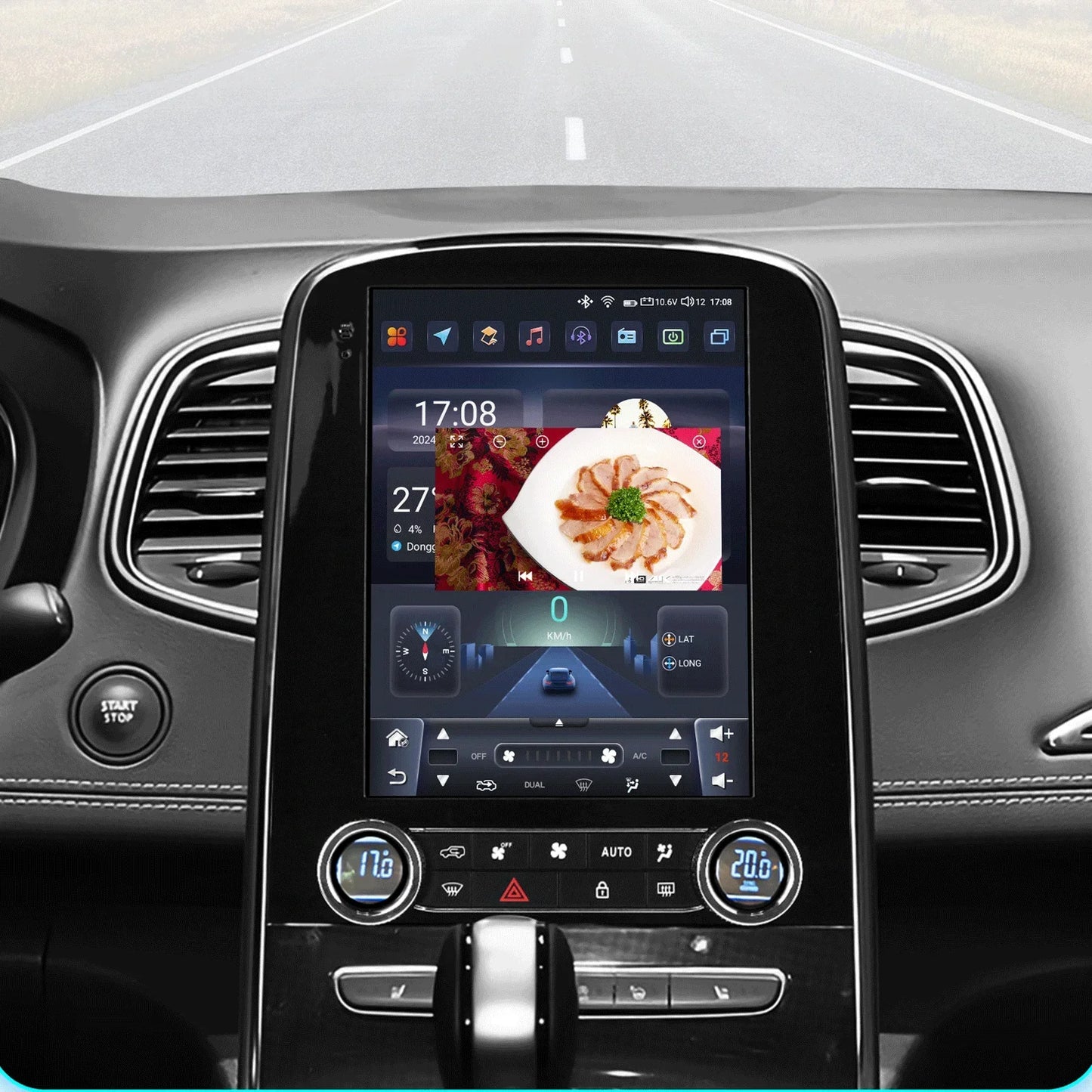 9,7" Android Autoradio – 2 Din Multimedia Speler – GPS Navigatie – CarPlay Android Auto – 4G Verbinding – DSP Geluidstechnologie - QUORE
