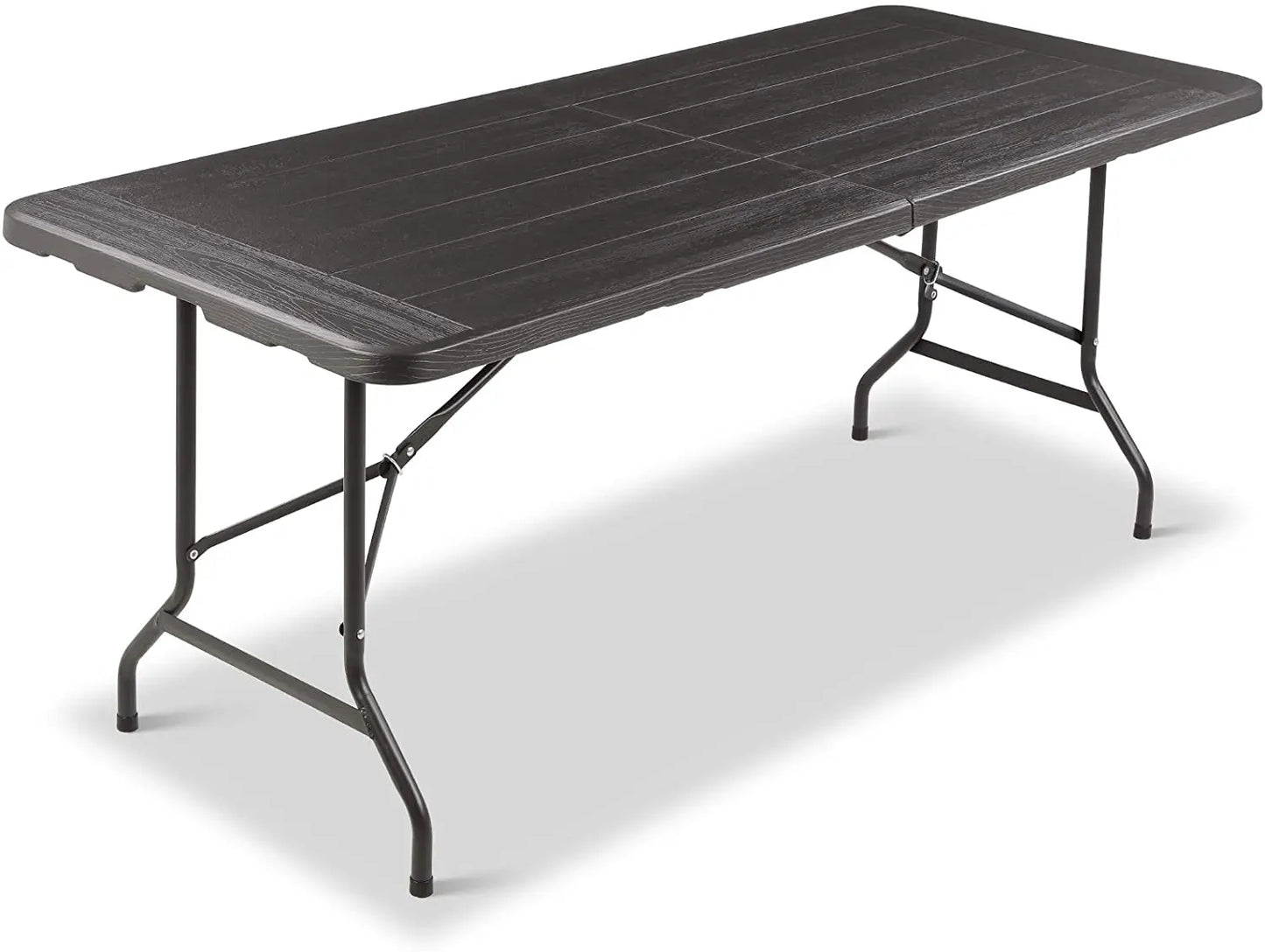 Inklapbare Tafelset – Inklapbare Tafel Met Banken – Opvouwbare Tafel – Picknicktafel – Campingtafel – Weerbestendig Stalen Frame – Compact Op Te Bergen - QUORE