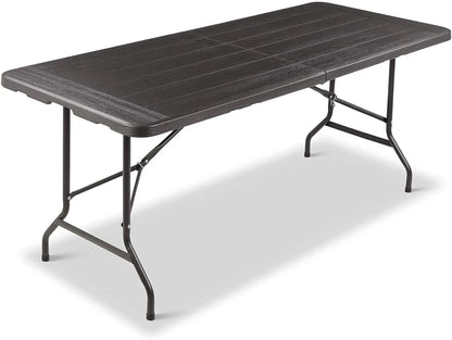 Inklapbare Tafelset – Inklapbare Tafel Met Banken – Opvouwbare Tafel – Picknicktafel – Campingtafel – Weerbestendig Stalen Frame – Compact Op Te Bergen - QUORE