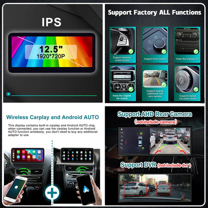Carplay Autoradio – Draadloze Multimedia Speler – Android Auto – Navigatiesysteem – GPS Navigatie – 10,25 Inch Scherm – Android 14 Besturingssysteem