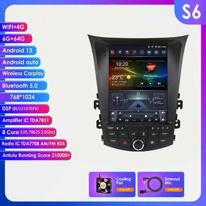 Autoradio Hyundai i30 GD Elantra GT – Multimedia Speler – GPS Navigatie – CarPlay Android Auto – 9,7 Inch Touchscreen – Android 14 Besturingssysteem – 6GB RAM 64GB Opslag - QUORE
