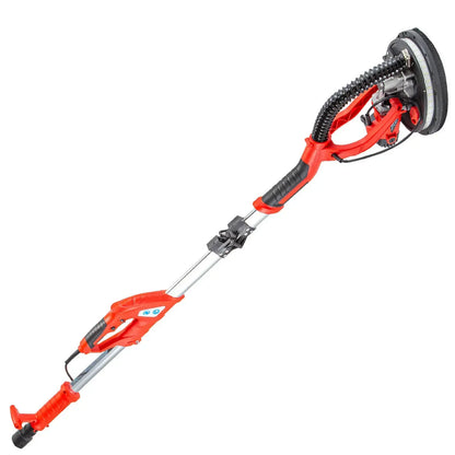Elektrische Gipsplaten Schuurmachine – Muur Schuurmachine – Plafond Schuurmachine – Drywall Schuurmachine – Stofzuiger Schuurmachine – 750W Krachtige Motor – Uitschuifbare Steel Met LED Verlichting