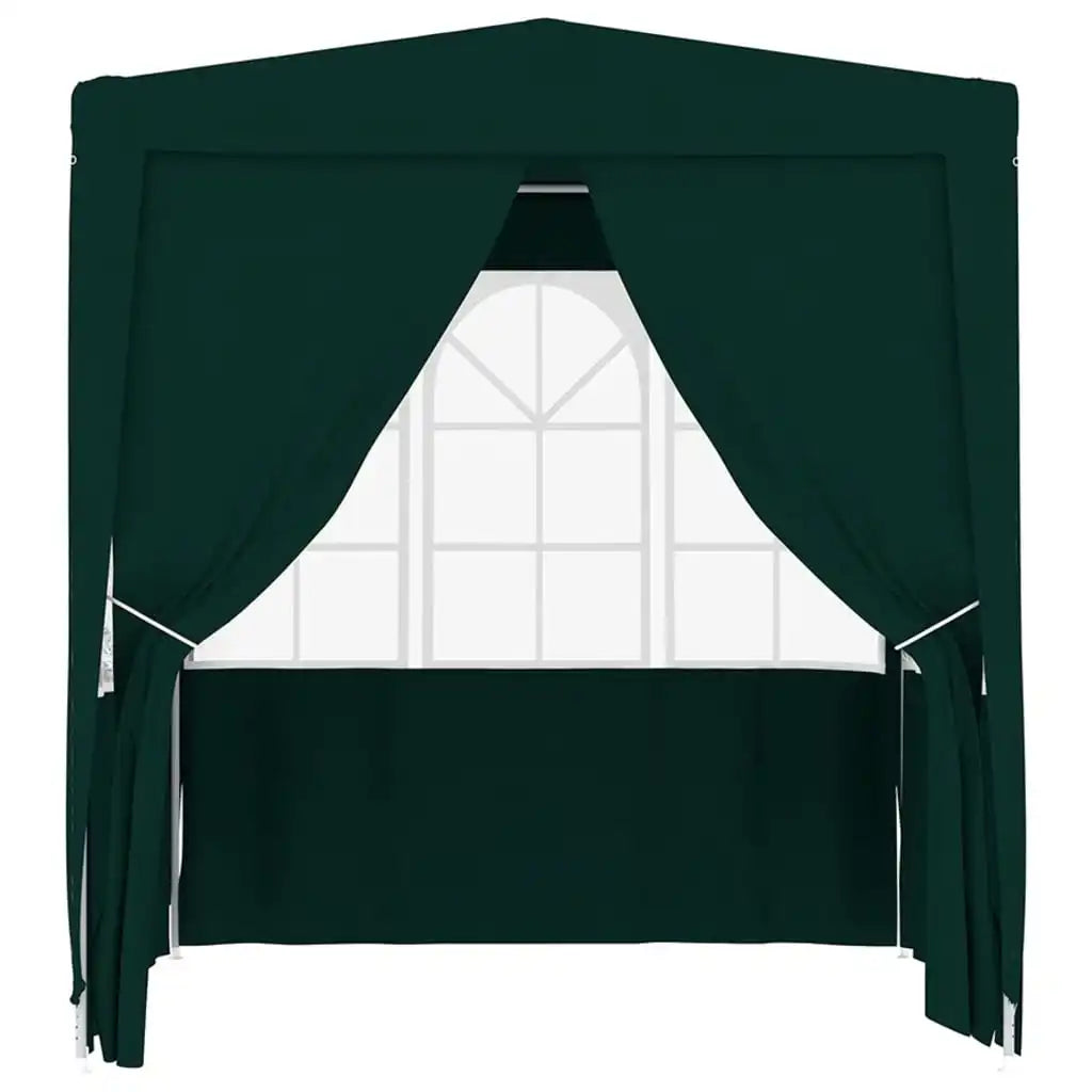 Paviljoen – Tuinpaviljoen – Partytent – Buitentent – Tuinent – Overkapping – Waterdicht – Robuust Stalen Frame - 2.5 x 2.5 m - Groen