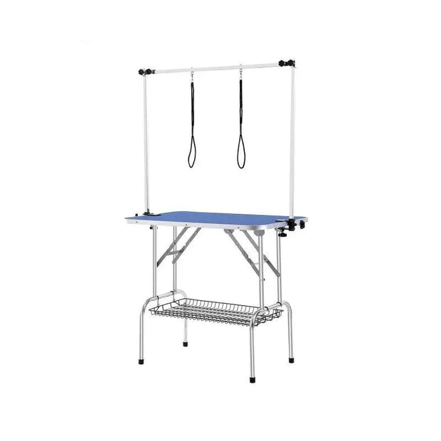 Hondentrimtafel - Grooming Tafel Kniptafel - Opvouwbare Pet Stand - Pet Care Table - 32inch een arm - met klem - voor middelgrote kleine honden met Grooming Loop