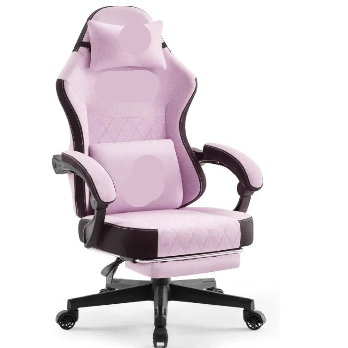 Roze bureaustoel – Bureaustoel kantoor – Bureaustoel ergonomisch – Werkstoel – Draaistoel – Ergonomisch Design – Verstelbare Zitting met Armleuningen