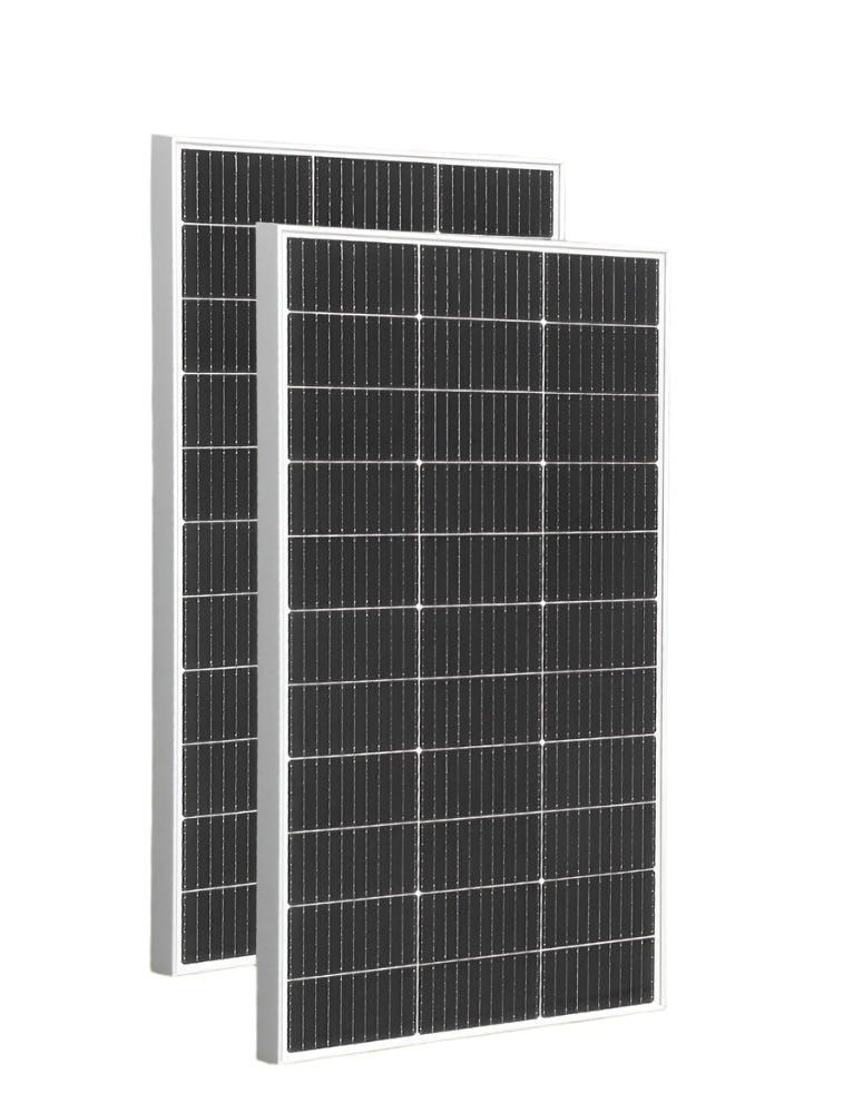 Zonnepaneel - Zonnepanelen - Monokristallijne Solar Kit - Waterdicht - met Glas - en Aluminium Frame - Lichtgewicht - 12V - 300W - 2stuk - voor Boot - Camper - Caravan - RV of Tuin