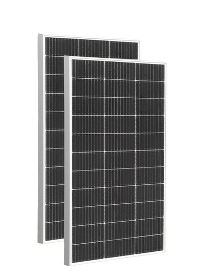 Zonnepaneel - Zonnepanelen - Monokristallijne Solar Kit - Waterdicht - met Glas - en Aluminium Frame - Lichtgewicht - 12V - 300W - 2stuk - voor Boot - Camper - Caravan - RV of Tuin
