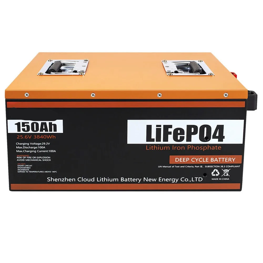 LiFePO4 Accu – 24V Accu – Camper Accu – Off-Grid Batterij – 150Ah Capaciteit – 100A BMS Bescherming