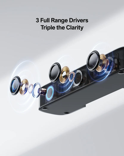 Soundbar - 5.1 - Soundbar met Subwoofer - Soundbar voor TV - Bluetooth - App Control - met RGB Verlichting - 280W Geluidssysteem - Zwart