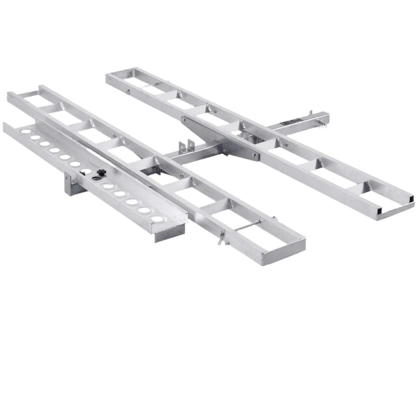 Motorfietsdrager – Motorhitchdrager – Motortransporter – Motortrailer – Motordrager – Aluminium Constructie – Inklapbare Oprijplaat 1,18 m