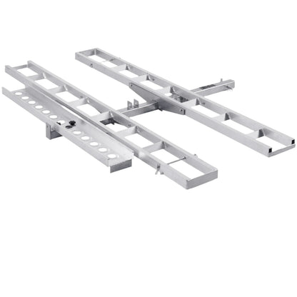 Motorfietsdrager – Motorhitchdrager – Motortransporter – Motortrailer – Motordrager – Aluminium Constructie – Inklapbare Oprijplaat 1,18 m