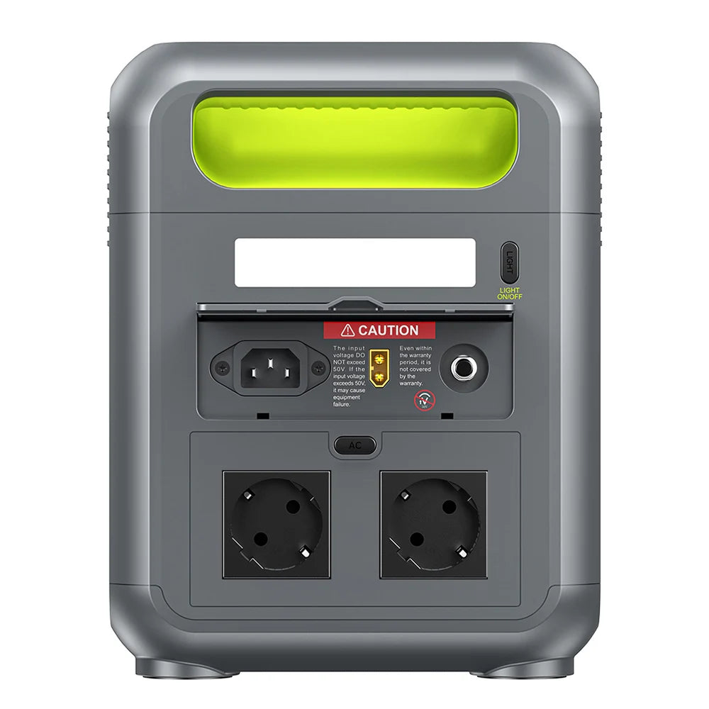 Draagbare Powerstation – Mobiele Accu – Camping Batterij – Noodstroomvoorziening – LiFePO4 Batterij – 1024Wh Capaciteit – 1200W Vermogen