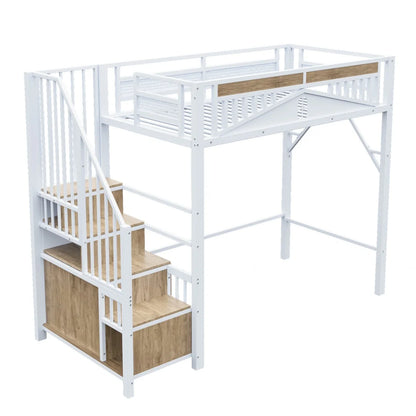 Uitklapbare Eettafel – Uitschuifbare Tafel – Ruimtebesparende Keukentafel – Multifunctionele Eettafel – Tafels met Opbergniveaus – 140×80 cm – Wit MDF Met Drie Opberglades
