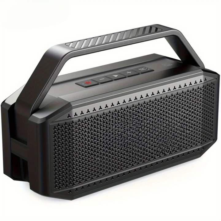 Luidsprekers - Bluetooth-luidsprekers - Draagbare - Draadloos - Waterdichte - met Subwoofer - Diepe Bas - 5100mAh - 80dB - 50-99 W - 70Hz-20KHz - AUX - Twee-weg - 2.0CH - Zwart - QUORE
