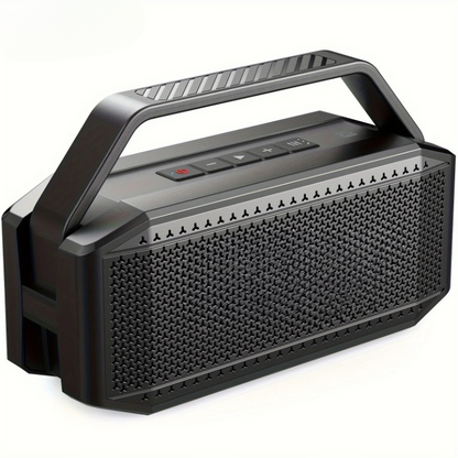 Luidsprekers - Bluetooth-luidsprekers - Draagbare - Draadloos - Waterdichte - met Subwoofer - Diepe Bas - 5100mAh - 80dB - 50-99 W - 70Hz-20KHz - AUX - Twee-weg - 2.0CH - Zwart - QUORE