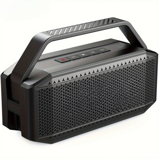 Luidsprekers - Bluetooth-luidsprekers - Draagbare - Draadloos - Waterdichte - met Subwoofer - Diepe Bas - 5100mAh - 80dB - 50-99 W - 70Hz-20KHz - AUX - Twee-weg - 2.0CH - Zwart - QUORE