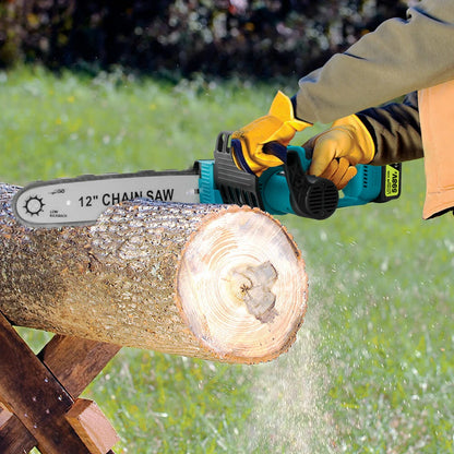 Kettingzaag - Takkenzaag - Handzaag - Snoeizaag - Draadloze - 12 Inch - 18V - 18000 RPM - Brushless - Boom- en Houtzagen - Tuin - 2 Accu