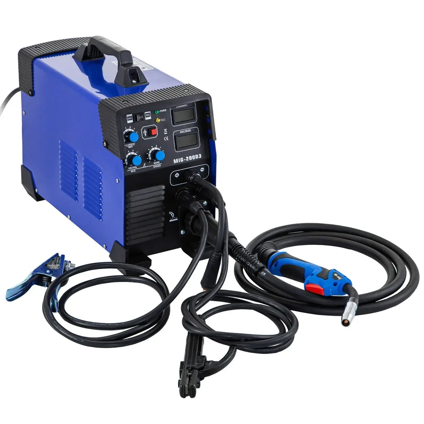 3-In-1 Lasmachine – Lassen Inverter – Mig Lasapparaat – Tig Lasser – Mma Machine – 20-200 Ampère – Geïntegreerde Draadvoeder